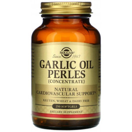 Solgar Garlic Oil Perles, (Concentrate), 250 Softgels Чесночное масло Perles (концентрат)