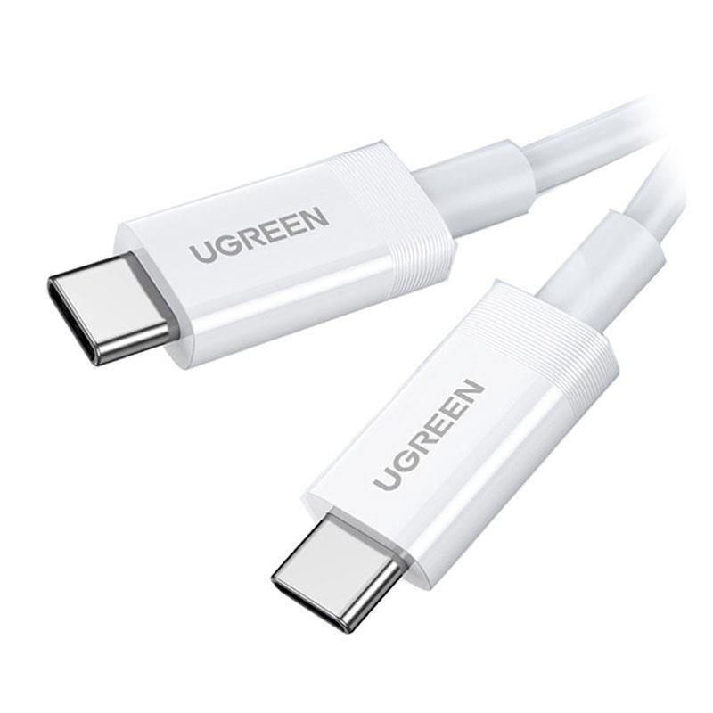 UGREEN US506 USB Type-C to USB Type-C 100W 0.8m White (40113) - зображення 1