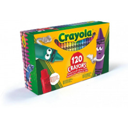 Crayola Набір  воскової крейди, 120 шт. зі стругачкою (52-6920)