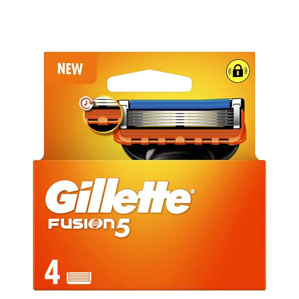 Gillette Сменные картриджи для бритья  Fusion 4 шт (7702018874460) - зображення 1
