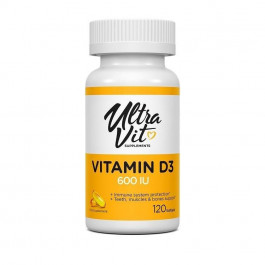 VP Lab Nutrition UltraVit Vitamin D3 600 iu 120 Softgels