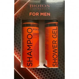 BIOTON Подарунковий набір для чоловіків  Cosmetics (Шампунь 250 мл + Гель для душу 250 мл) (4820026157375)