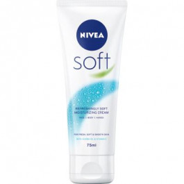 Nivea Освіжаючий зволожуючий крем  Soft для обличчя, рук і тіла 75 мл (4005900008954/4005808890576/4006000