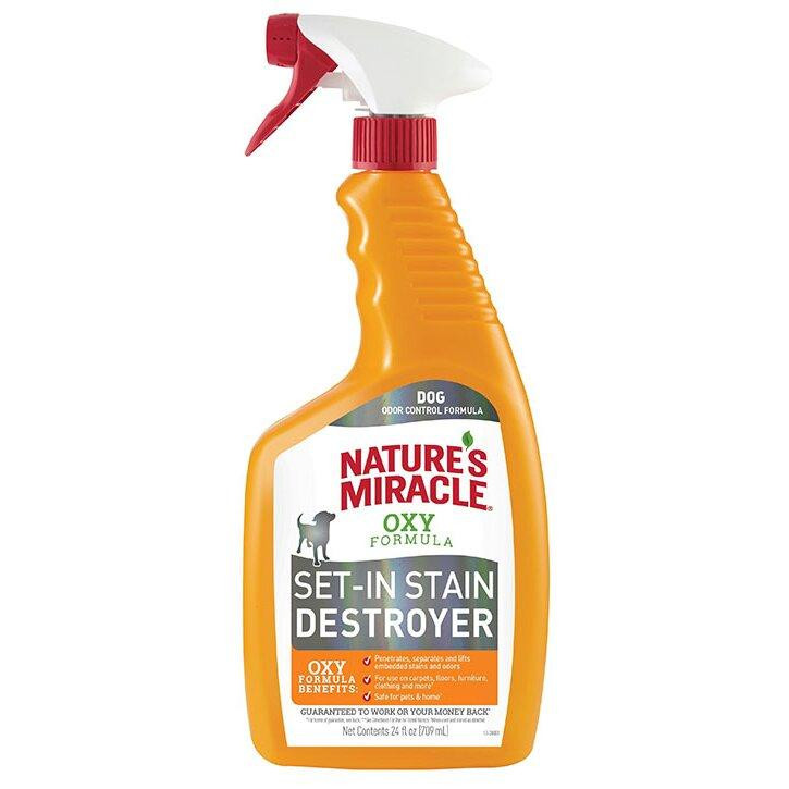 Nature's Miracle Спрей-знищувач  «Set-In Stain Destroyer. Oxy Formula» для видалення плям і запахів від собак, з форм - зображення 1