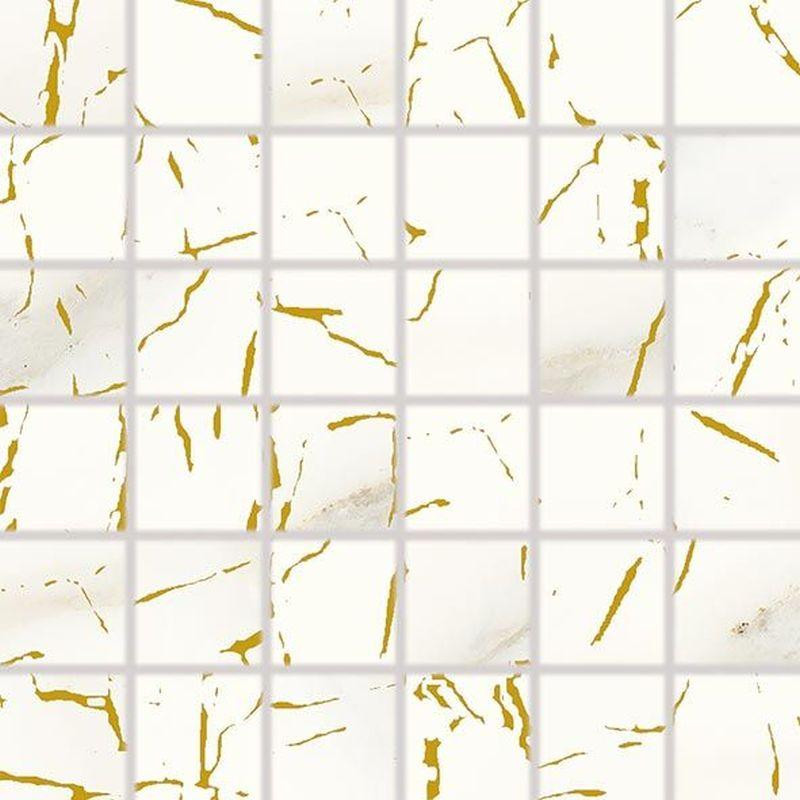 RAKO Cava White-Gold Mosaic Glossy Wdm05831 30*30 Мозаїка - зображення 1