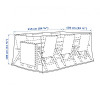 IKEA TOSTERO чехол для мебели (802.923.25) - зображення 10