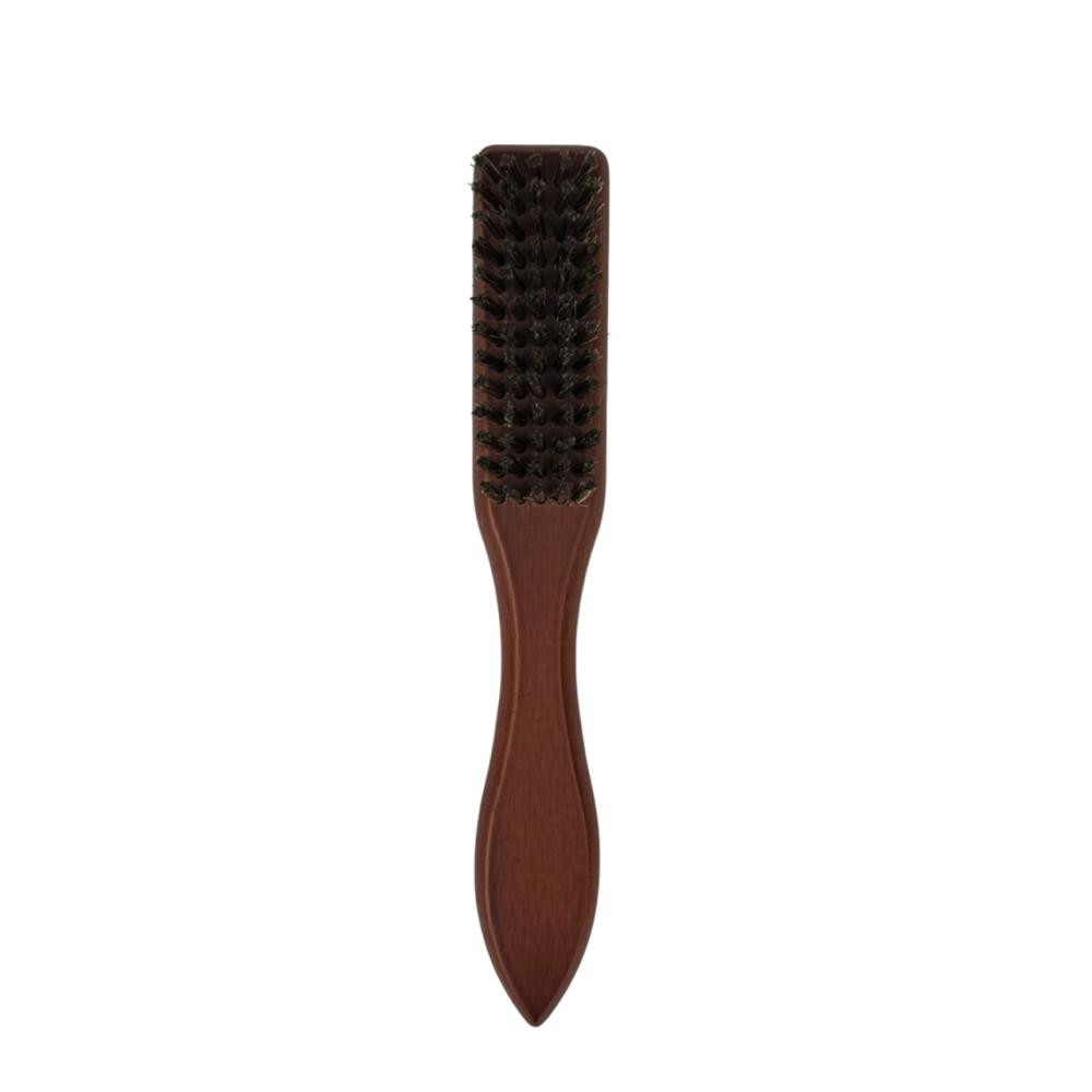 BRW Щітка для фейдингу Hots Professional Wooden Fade Brush Small Brown, 15,5 см (HP22016-BRW) - зображення 1