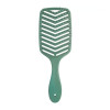 Janeke Продувний широкий гребінець для укладання волосся і сушіння феном (зелений) - зображення 1