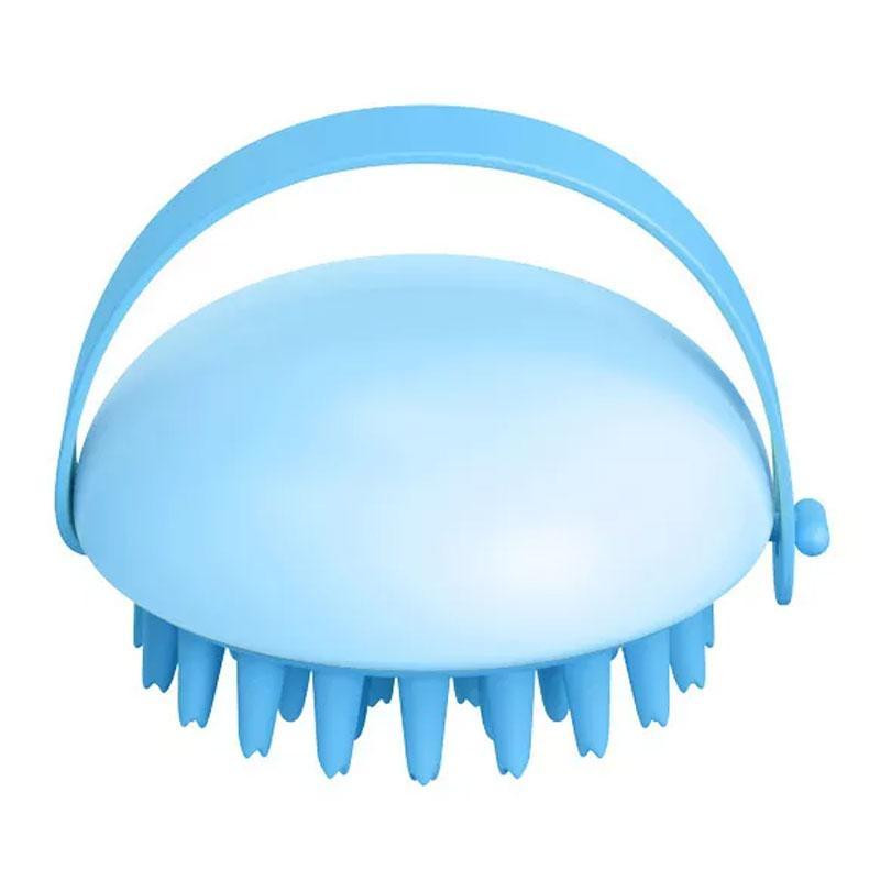 MASIL Щітка-масажер  Head Cleaning Massage Brush силіконовий, для шкіри голови (блакитний) - зображення 1