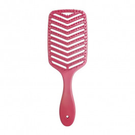 Janeke Продувний широкий гребінець для укладання волосся і сушіння феном (рожева)