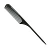 TONI&GUY Тонкий карбоновий антистатичний гребінець  з тонкою ручкою (0712) чорний - зображення 1