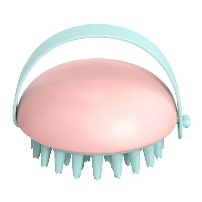 MASIL Щітка-масажер  Head Cleaning Massage Brush силіконова, для шкіри голови (рожевий) - зображення 1