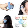 MASIL Щітка-масажер  Head Cleaning Massage Brush силіконова, для шкіри голови (рожевий) - зображення 2