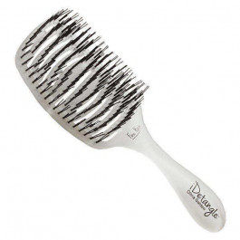 Olivia Garden Щітка для укладки Essential Care Flex Fine Hair Memory Flex Bristles Ice White для хорошого волосся 