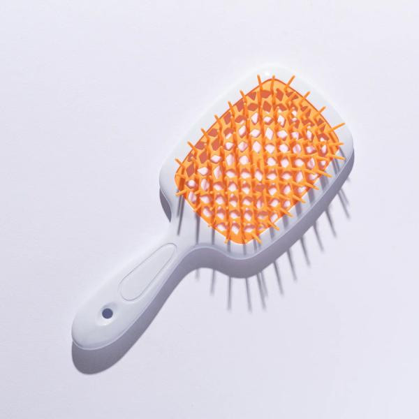 Hollow Comb Гребінець для волосся  Superbrush Plus White+Orange - зображення 1