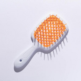 Hollow Comb Гребінець для волосся  Superbrush Plus White+Orange
