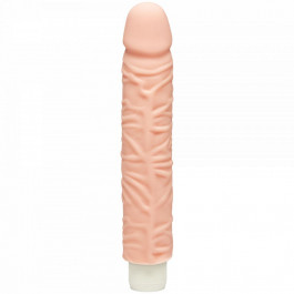 Doc Johnson Вибратор 9 Inch Ultraskyn Shakin' D Vibrating Dildo in Vanilla, Телесный (SO1581)