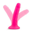 Blush Novelties Neo 6Inch Dual Density Cock Neon Pink (T331017) - зображення 4