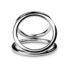 Sinner Gear Unbendable Triad Chamber Metal Cock and Ball Ring - Medium (SO4618) - зображення 3
