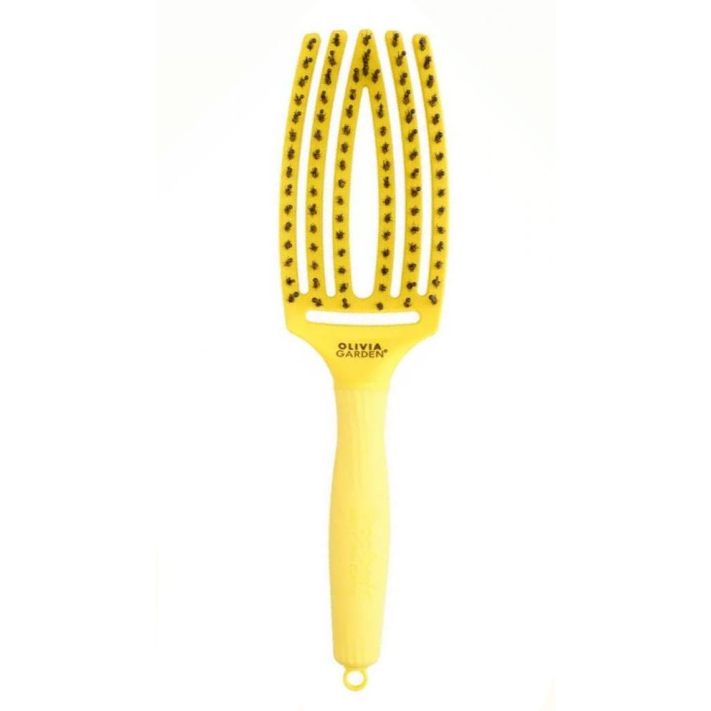 Olivia Garden Щітка для волосся комбінована  Finger Brush Combo Nineties Sweet Lemonade (ID1794) - зображення 1
