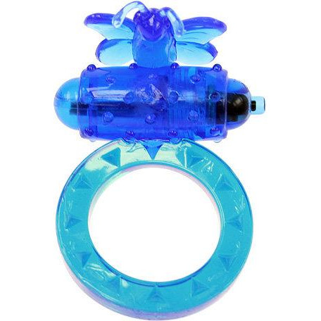 Toy Joy Виброкольцо Flutter-Ring голубое (TOY9348) - зображення 1