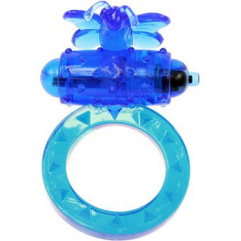 Toy Joy Виброкольцо Flutter-Ring голубое (TOY9348)