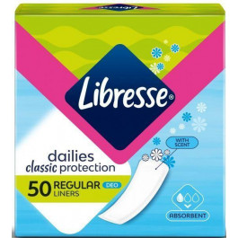   Libresse Ежедневные прокладки  Classic Protection Deo 50 шт (7322540261455)