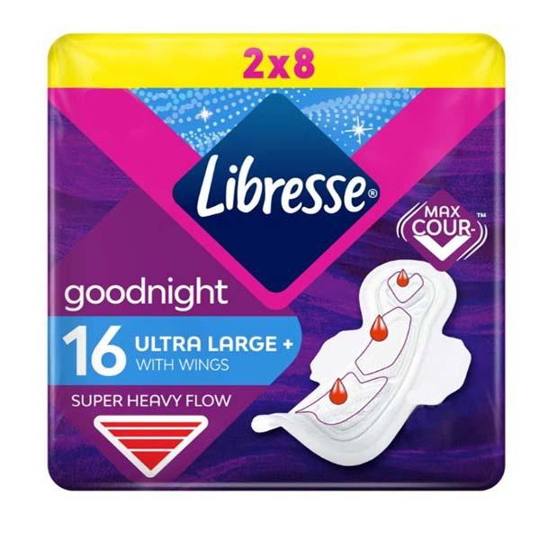 Libresse Прокладки гигиенические  Ultra Goodnight Large 16 шт. - зображення 1