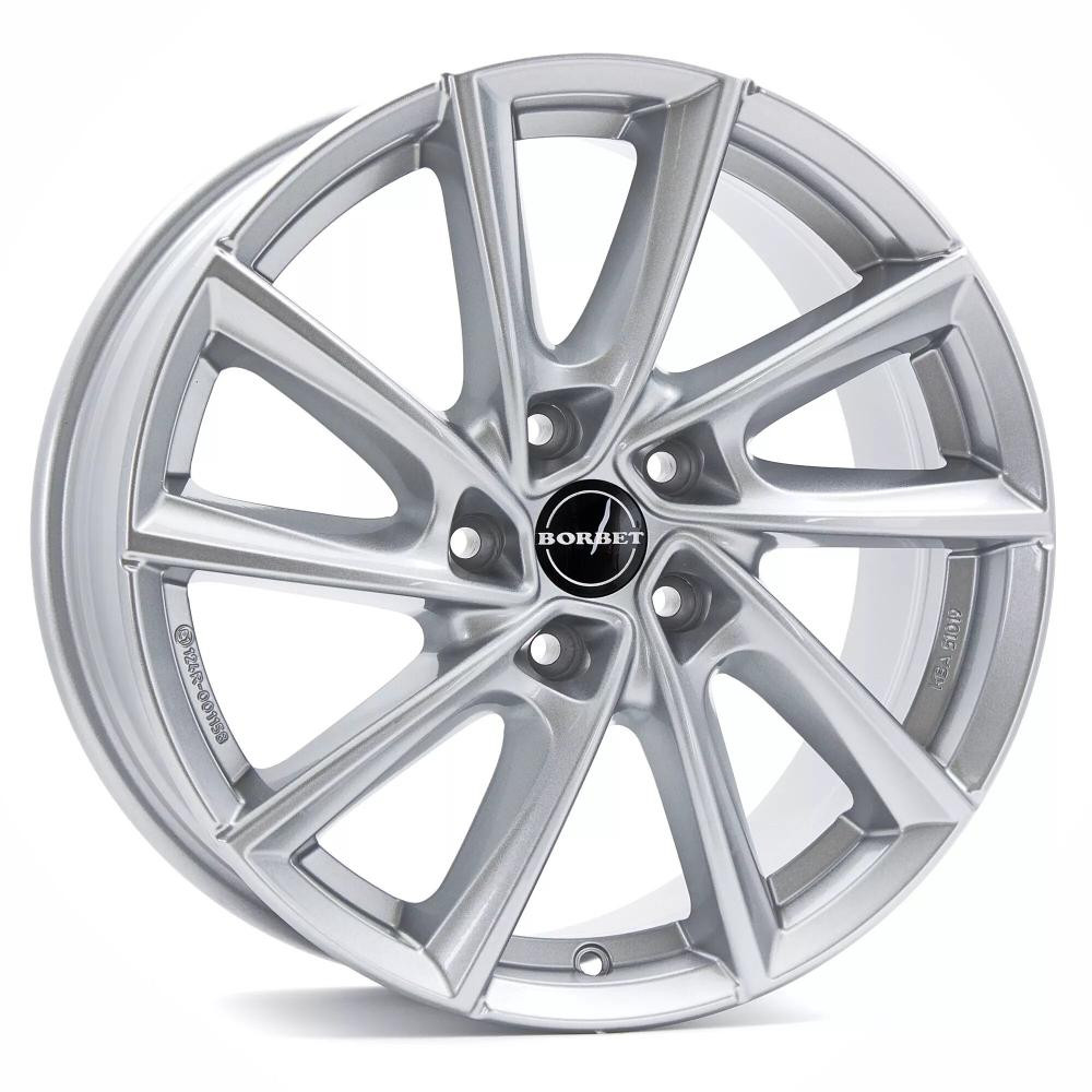 Borbet VT silver (R17 W7.5 PCD5x112 ET40 DIA66.6) - зображення 1