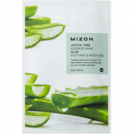 Mizon Тканинна маска для обличчя з алое екстрактом  Joyful Time Essence Mask Aloe, 23 мл