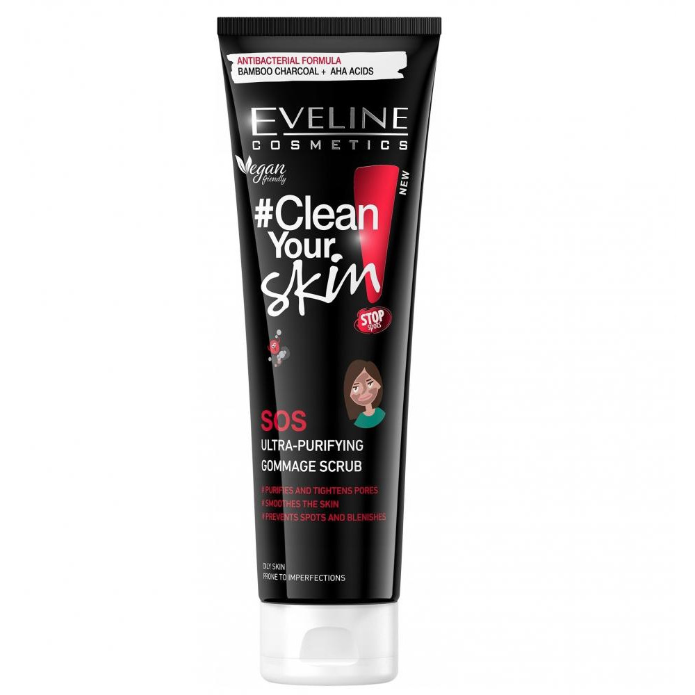Eveline Ультраочищающий пилинг-скатка  Clean Your Skin SOS 100 мл (5901761994056) - зображення 1