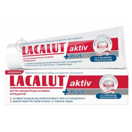 Lacalut Зубна паста  Activ Plus 75 мл (4016369694992)