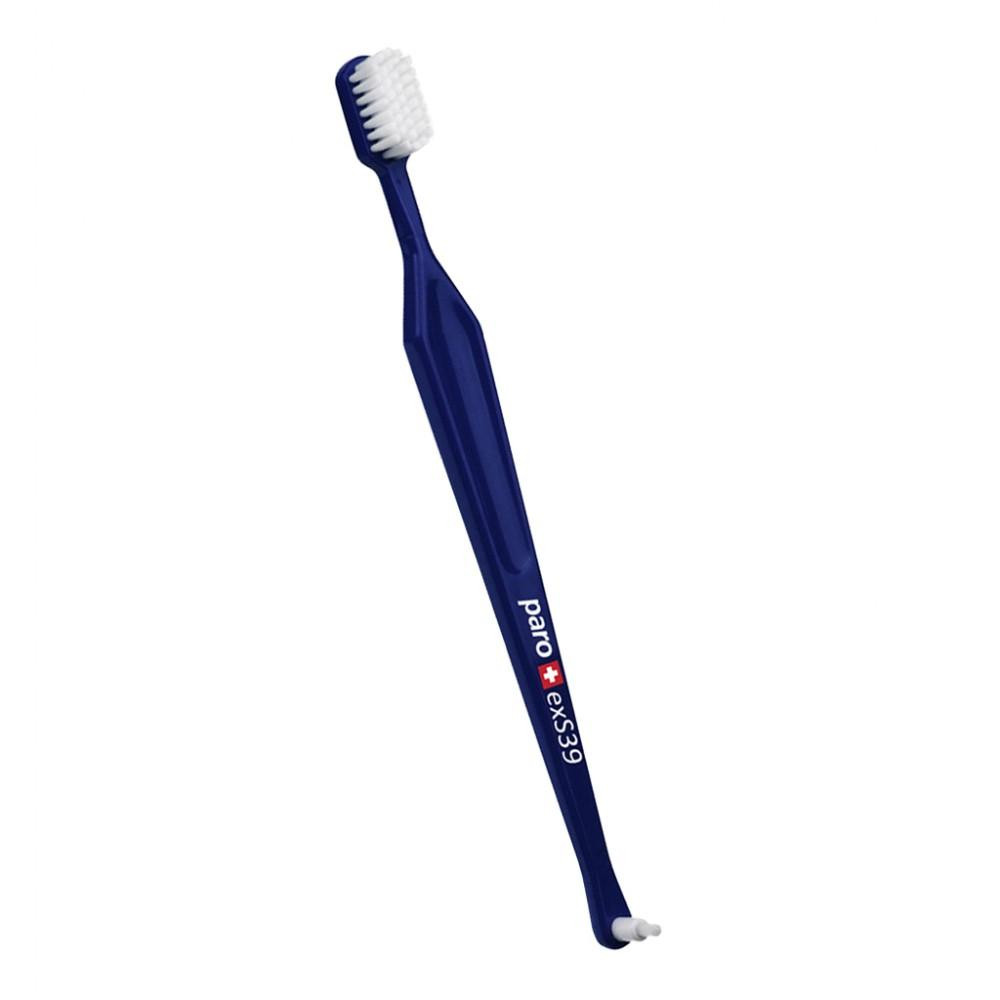 Paro Зубна щітка  exS39 в поліетиленовій упаковці Ультрам'яка Синя (7610458097143-dark-blue) - зображення 1