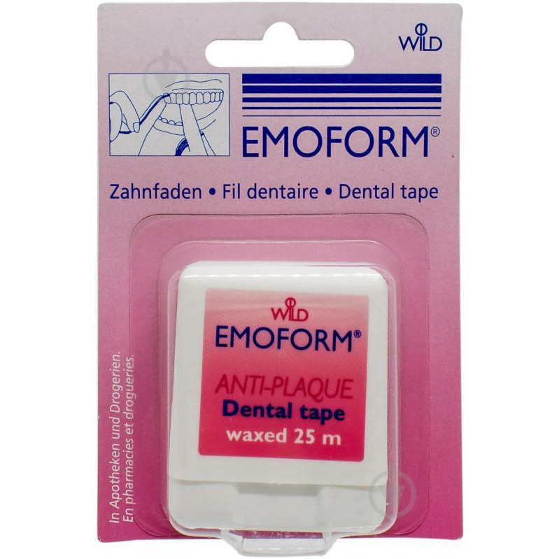 Dr.Wild Зубная лента  Emoform вощенная 25 м (7611841138703) (11.1413) - зображення 1
