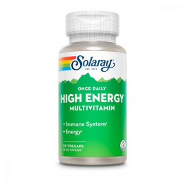 Solaray Мультивітаміни, Once Daily High Energy, 30 вегетаріанських капсул (SOR47295)
