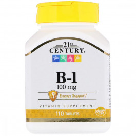 21st Century Вітамін В1-Тіамін (Vitamin B1) 110 таблеток