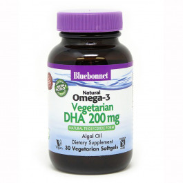 Bluebonnet Nutrition , Natural Omega-3, Vegetarian DHA, 200 mg, 30 Veggie Softgels (908)