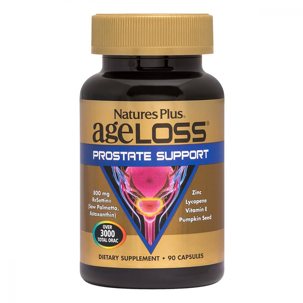 Nature's Plus Комплекс Natures Plus AgeLoss Prostate Support 90 капсул (NTP8007) - зображення 1
