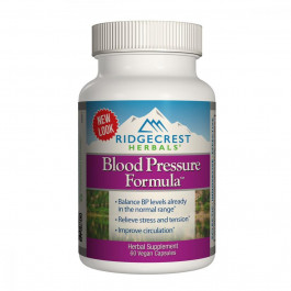 RidgeCrest Herbals Комплекс для Нормализации Кровяного Давления, RidgeCrest Herbals, 60 гелевых капсул