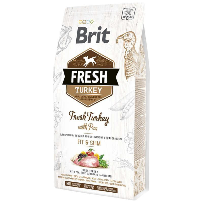 Brit Fresh Turkey Pea Adult Fit & Slim 2,5 кг 170996 /0809 - зображення 1