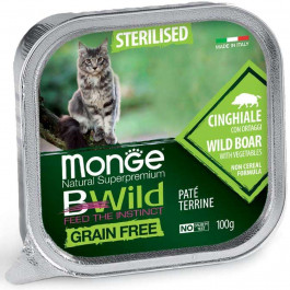   Monge BWild Grain Free Wet Wild Boar Sterilised 100 г (8009470012904)