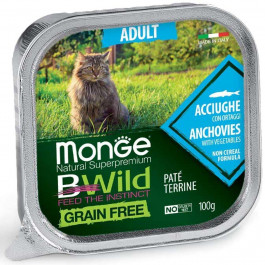 Monge BWild Grain Free Wet Anchovies Adult 100 г (8009470012874)