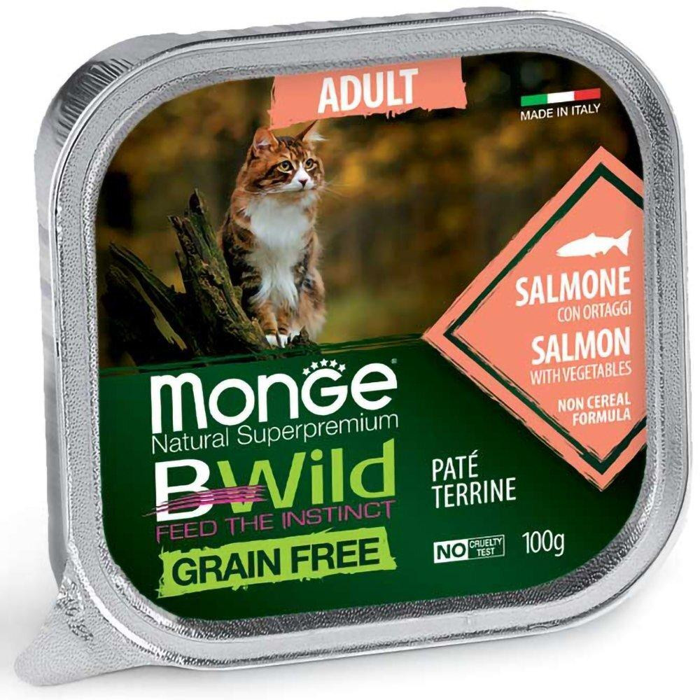 Monge BWild Grain Free Wet Salmon Adult 100 г (8009470012881) - зображення 1