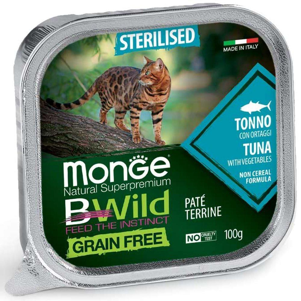 Monge BWild Grain Free Wet Tuna Sterilised 100 г (8009470012898) - зображення 1