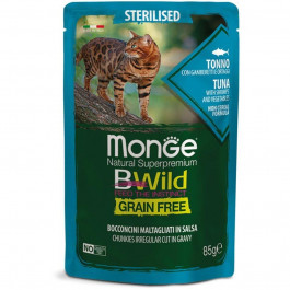 Monge Bwild Grain Free Tonno Sterilised 85 г (8009470012799)
