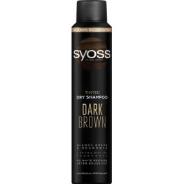 Syoss Сухий шампунь  Tined Dry Shampoo Dark Brown, 200 мл