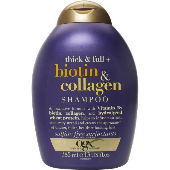 Ogx Thick & Full Biotin & Collagen Shampoo 385 ml Шампунь с биотином и коллагеном (0022796976703) - зображення 1