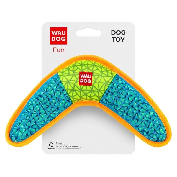 WAUDOG Игрушка для собак  Fun "Бумеранг" 24х14 см Голубая (62072) - зображення 1