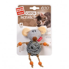 GiGwi Игрушка для котов  Мышка с колокольчиком  Catch&Scratch 8 см (2300)