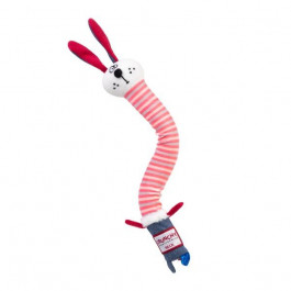 GiGwi Игрушка для собак  Заяц с хрустящей шеей и пищалкой Crunchy 28 см (75516)